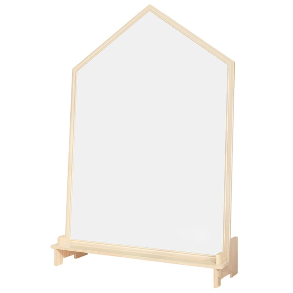 Giawkca ホワイトボード、子供の描画、家庭用、防塵、磁気、消去可能、赤ちゃんの書き込みと描画教育ホワイトボード、両面耐久性、吊り下げとスタンドが可能、描画ボード (五角形,S)